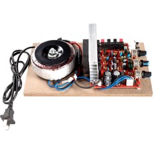 Journeyman1 Kendin Yap Değiştirilmiş 200W Ses Güç Amplifikatörü Alüminyum Plaka Stereo USB Hifi Hoparlör Dijital Amplifikatör-Abd Fişi (Yurt Dışından)