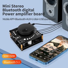 Journeyman1 YS-AP50L Dijital Bluetooth Amplifikatör Kurulu Mini Sürüm 50W + 50W Hıfı Yüksek Güç Bt5.1 Iki Kanallı Stereo Hoparlör Modülü (Yurt Dışından)