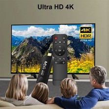 Journeyman1 Mini Akıllı Tv Stick Android 10 Dört Çekirdek Desteği 4K Hd Play Store 2.4g Wifi Tv Stick Android H.265 Medya Oynatıcı Seti (Yurt Dışından)