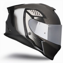 Dinamo Evo Bunker Siyah-Beyaz-Antrasit Kask