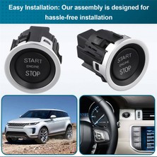 Bireaom Araba Motoru Başlat Durdur Kontak Anahtarı Basma Düğmesi LR070381 Land Rover Range Rover Evoque 2019-2024 Için (Yurt Dışından)