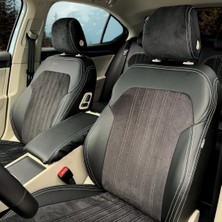 K-Design Skoda Süperb Araca Özel Oto Koltuk Kılıfı - Taytüyü ve Deri