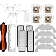 Forge Jungle Xiaomi Robot Vakum X10 Robotlu Süpürge Parçaları Yedek Ana Yan Fırça Hepa Filtre Paspas Bezi Toz Torbası (Yurt Dışından)