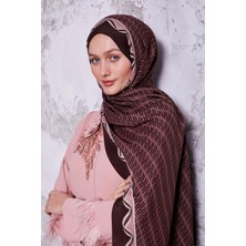 Gül Kurusu Labirent Desen Royal Şal