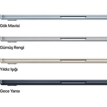 Apple MacBook Air M4 16GB 256GB SSD macOS 13" Taşınabilir Bilgisayar Gümüş MW0W3TU/A