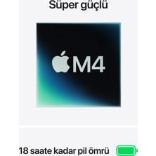 Apple MacBook Air M4 24GB 512GB SSD macOS 15" Taşınabilir Bilgisayar Yıldız Işığı MC6K4TU/A