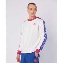 Banda Stars Sweatshirt Erkek Beyaz Regular Fit Sweatshirt