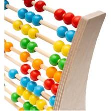 Montessori Renkli Ahşap Abaküs