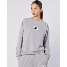 Nady Sweatshirt Kadın Gri-Melanj Regular Fit Sweatshirt