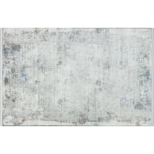 Apex Halı Serenity 7871 Gri Yumuşak Dokulu  Viskon Makine Dokuması Halı