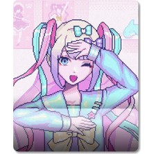 Pixxa Needy Girl Overdose Streamer Anime Bilek Destekli Mousepad Model 3 - Dikdörtgen