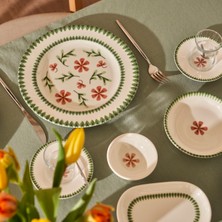Bella Maison Flowers Stoneware 44 Parça Yemek ve Kahvaltı Takımı