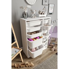 Baby Darling  Mdf - Medium Duo 12 Sepetli Oyuncak Dolabı