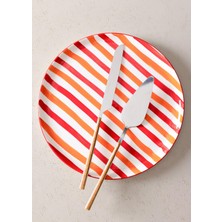 The Mia Wooden Pasta Servis Takımı 2 Parça