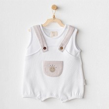 Andy Wawa Bebek Romper Basic Beyaz Tulum AC25901
