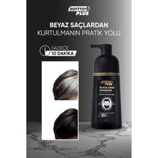 Softto Plus Black Haır Doğal Görünümlü Shampoo ve Özel Renk Koruyucu Şampuan paketi