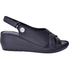 Mammamia Kadın Deri Dolgu Topuk Sandalet D25YS-2510