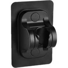 Near Shop Yapışkanlı Duş Başlığı Tutucu Ayarlı Siyah