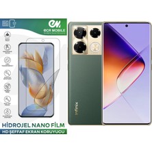 ECR MOBILE  Infinix Note 40 Pro ile Uyumlu Hidrojel Ekran Koruyucu Film Hd-Şeffaf(Tempered Cam Değildir!)