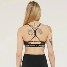 Nike Pro Indy Dri-Fit Kadın Siyah Antrenman Sporcu Sütyeni DQ5458-010