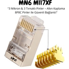 MN6 M117XF Cat6 Jack/35 Adet-Metal Ez/yeni Nesil RJ45 Cat6-8p/8c Açık Uçlu/cat6 Konnektör