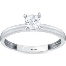 Assos Altın Tektaş Yüzük - 14K