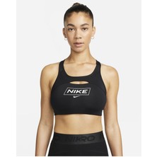 Nike Pro Dri-Fit Swoosh Women Training Siyah Kadın Sporcu Sütyeni DQ5252-010