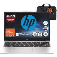 Hp 255 G10 Ryzen 5 7530U 16GB Ram 512 GB SSD 15.6" Fhd W11HOME Dizüstü Bilgisaya+Djt Çanta Hediye