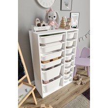 Baby Darling  Mdf - Large Duo 14 Sepetli Oyuncak Dolabı Henüz Yorum Yazılmamış.