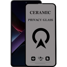 Kzy Xiaomi Poco X7 Pro ile Uyumlu Tam Kaplayan Parlak Seramik Nano Esnek Hayalet Ekran Koruyucu