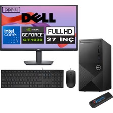 Dell Vostro 3030 mt Intel Core I7 12700 16GB Ddr5 4tb SSD 27" Fhd Windows 11 Pro Nvidia GT1030-4GB Masaüstü Bilgisayar 27N3030I7GT1030P10 + Zetta USB Bellek