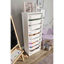 Baby Darling  Mdf -  x l Mono 9 Sepetli Oyuncak Dolabı