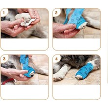 7.5 cm x 4.5 Metre Köpek Kedi Pati Bandajı Yapışkanlı Elastik Sargı Su Geçirmez Yara Bakım Bandı