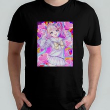 Pixxa Needy Girl Overdose Unisex %100 Pamuklu Bisiklet Yaka T-Shirt Model 2