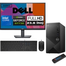 Dell Vostro 3030 mt Intel Core I7 12700 64GB Ddr5 4tb SSD 23.8" Fhd Windows 11 Pro Nvidia GT730-4GB Masaüstü Bilgisayar 23N3030I7GT730P30 + Zetta USB Bellek