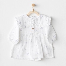 Andywawa Kız Bebek Elbise Dress Magical Butterfly Muslin AC25585