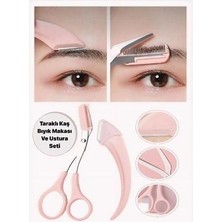 Kadın Kaş Kesme Makası Pembe