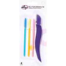 Kaş ve Kirpik Şekillendirme Seti (Usturalı)