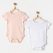 Andywawa Bebek Body 2 Parça Short Sleeve Body Jacquard Basic AC25554