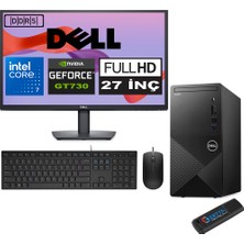 Dell Vostro 3030 mt Intel Core I7 12700 96GB Ddr5 4tb SSD 27" Fhd Ubuntu Nvidia GT730-4GB Masaüstü Bilgisayar 27N3030I7GT730U05 + Zetta USB Bellek