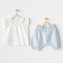 Andywawa Kız Bebek Takım 2 Parça Set Cuddly Bunny Bear AC25630