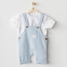 Andywawa Erkek Bebek Salopet Müslin Takım AC25621