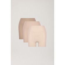 Los Ojos 3 Adet Görünmez Lazer Kesim Boxer Külot Laser Cut Boyshort