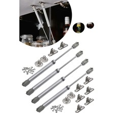 4 Adet Dolap Kapak Pistonu Gazlı Amortisörü Piston Kapak Hidroliği 27 cm Mutfak Dolabı 100N