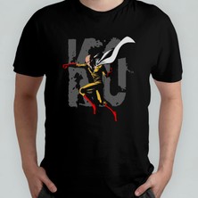 Pixxa One Punch Man Unisex %100 Pamuklu Bisiklet Yaka T-Shirt Model 6