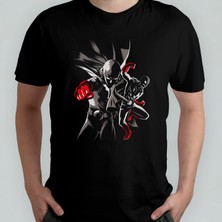 Pixxa One Punch Man Unisex %100 Pamuklu Bisiklet Yaka T-Shirt Model 7