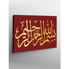 Karizma Tablo Kanvas Tablo Bismillahirrahmanirrahim Yazılı Hat Sanatı