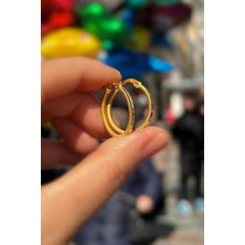 Gümüş Iç Çap 2 cm Ajda Model Halka Küpe