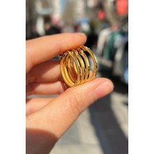 Gümüş Iç Çap 2 cm Ajda Model Halka Küpe