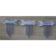 HobiDünyasıElif Ok Modelli Metal Çan